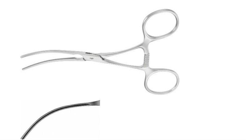 КУЛІ БУЛЬДОГ ЗАТИСКАЧ КРУГЛ. РУЧК. ВИГНУТ. 125MM